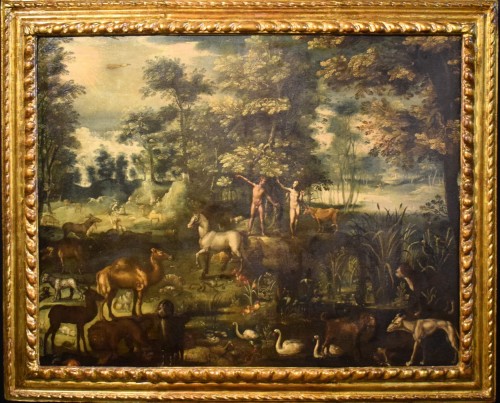 The Earthly Paradise - Workshop of Jan Brueghel II (1601 – 1678)